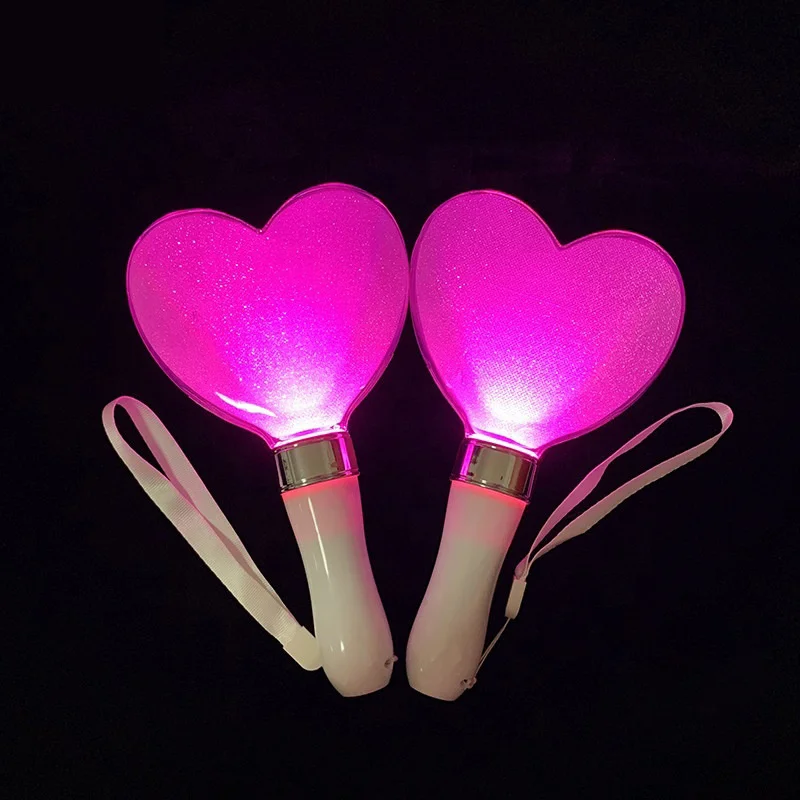 Concert Heart-shaped Bright 15-color Glow Sticks DMX Glow Sticks Cheering Props Party Luminous Props