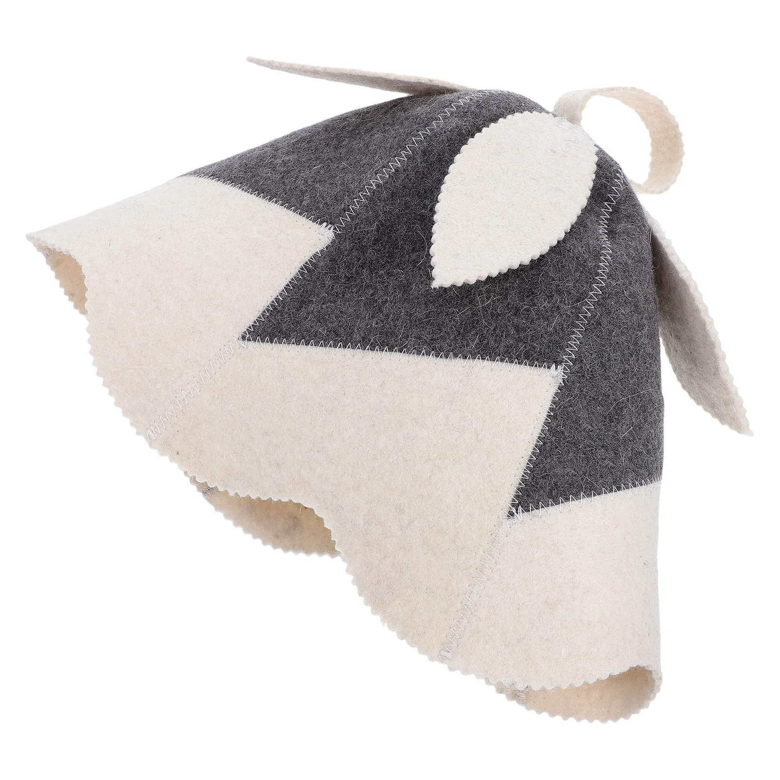 

Felt Sauna Hat Leaf Design Heat Insulated Steam Room Cap Bath Accessories For Women Men Portable Spa Vaporarium Hair