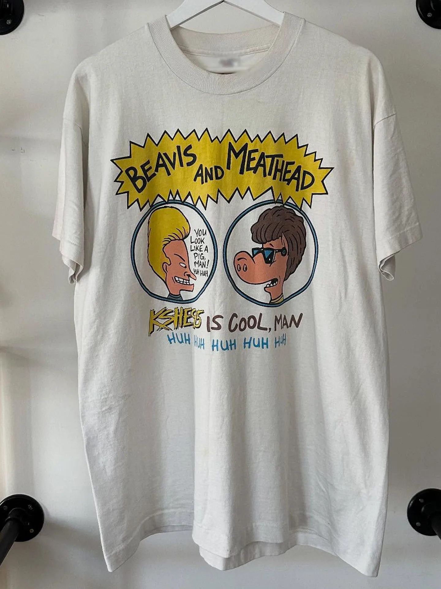 Beavis And ButtHead Dada Humor Short Sleeve T-Shirt Vintage Trendy Cotton Half Sleeve Breathable Casual Printed Tee for Teens
