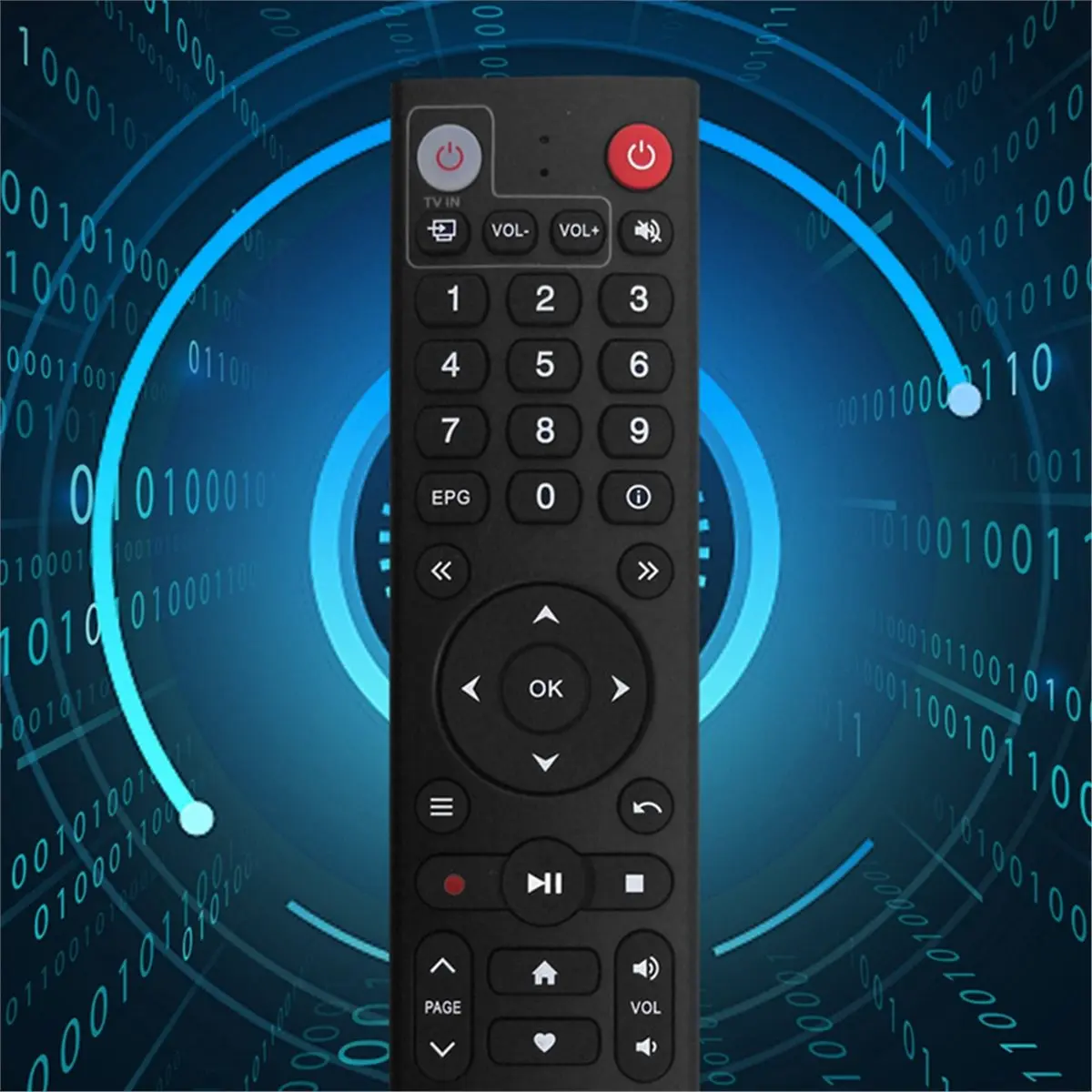Replace Remote Control for V - Box - Linux Full HD - 265 HDOTT265 Q1