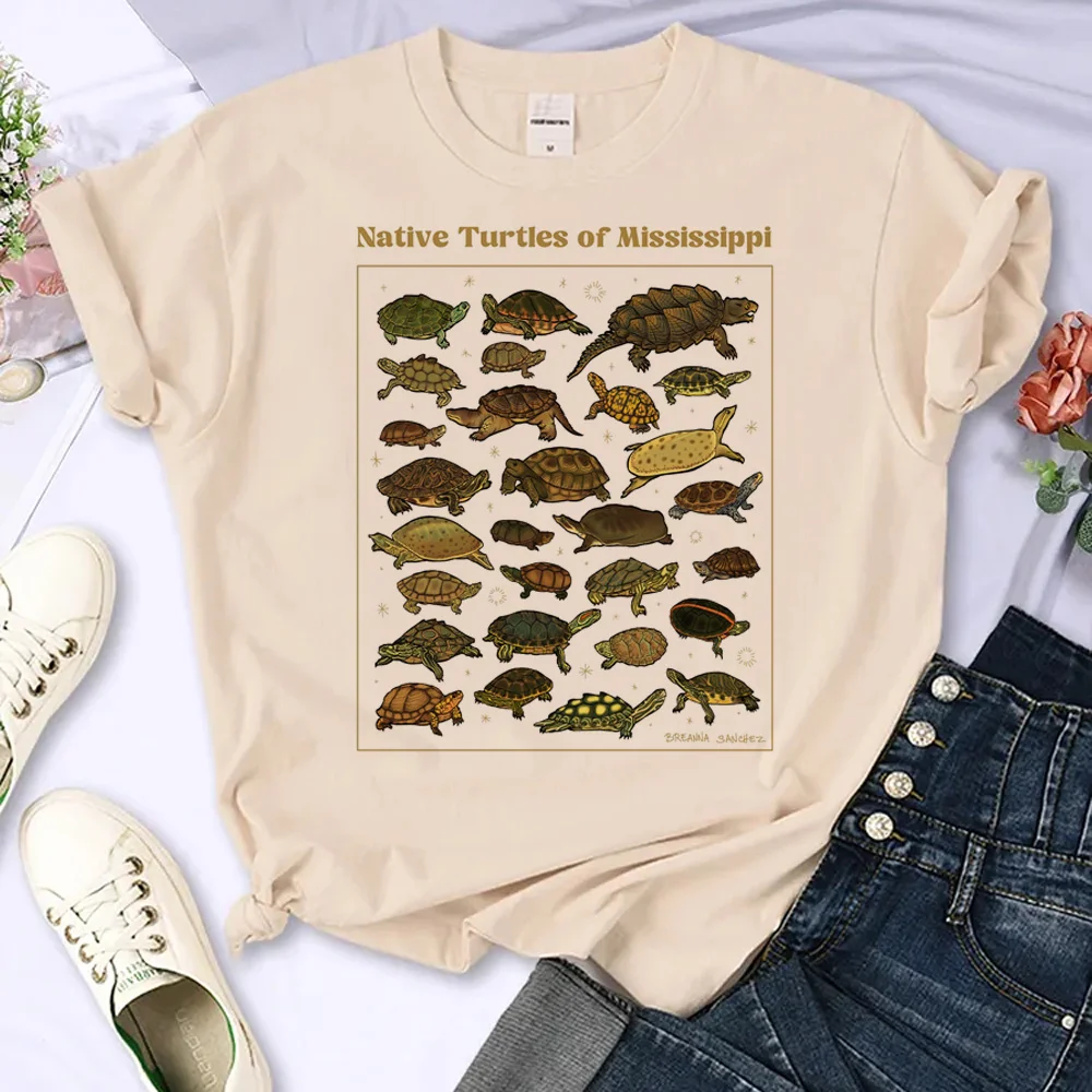 Native Turtles t shirt women comic streetwear anime t-shirts girl graphic y2k funny clothes