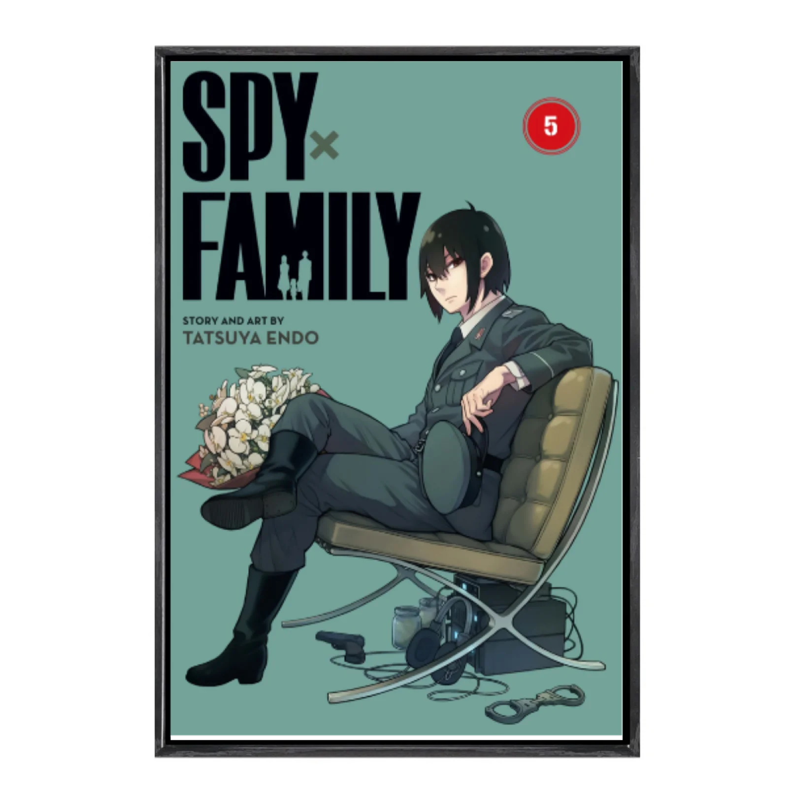 

Японская манга, многоразмерный холст, постер в двойной рамке, настенное искусство, домашний декор Spyx Family для гостиной, спальни