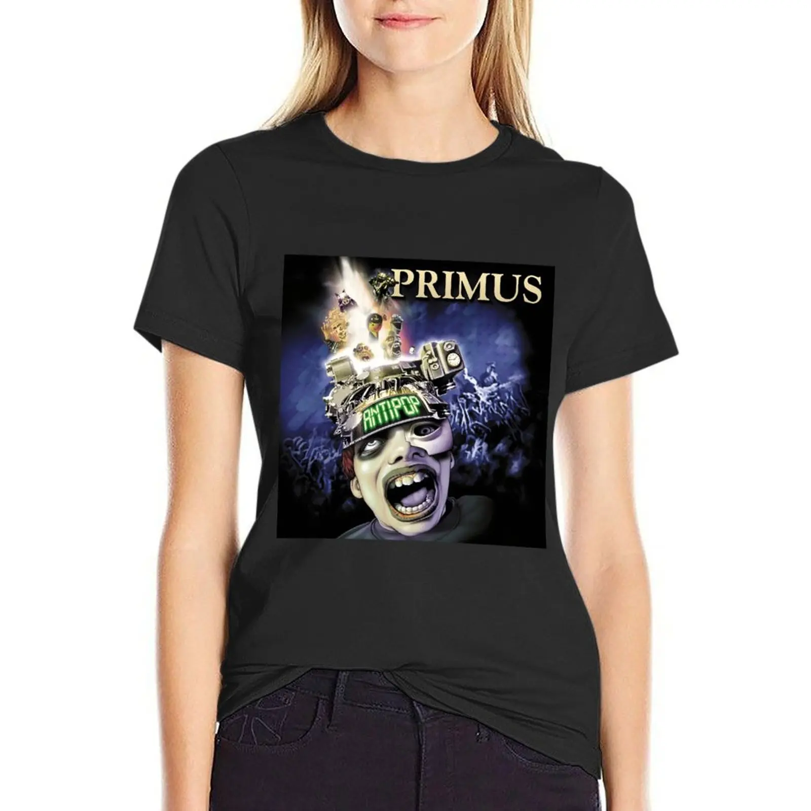 

Primus antipop T-shirt summer clothes aesthetic clothes hippie clothes Women's tee shirt