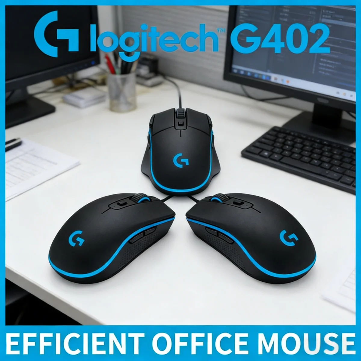

Logitech G402 Student Esports Office Cost Effective Dual Mode Wired Silent Mouse Ergonomic Lightweight Gamers Use