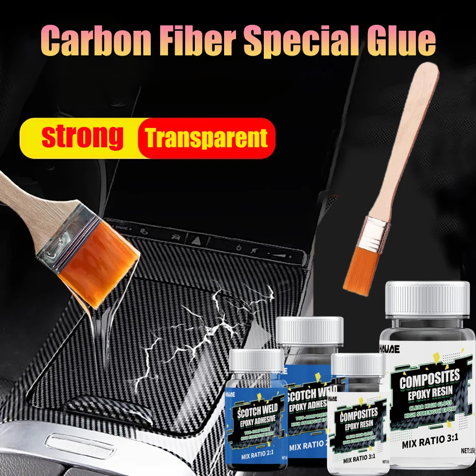 

Carbon fiber Repair resine epoxy strong glue Repair car bicycle carbon fiber DIY carbon fiber resina epoxi transparente kit comp