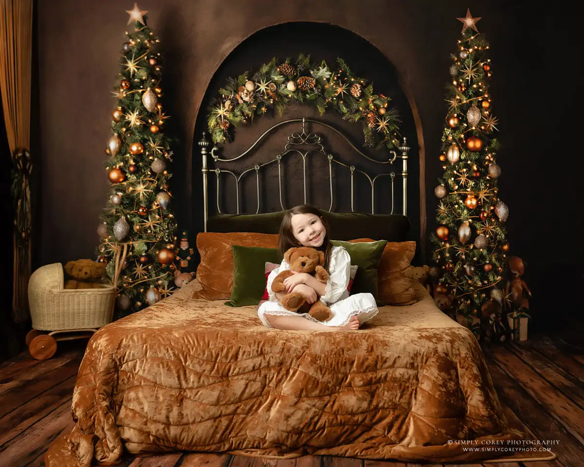 Merry Christmas Photography Backdrop Kids Baby Cake Smash Photocall Decors Gifts Winter Night Child Adult Headboard Backgrounds