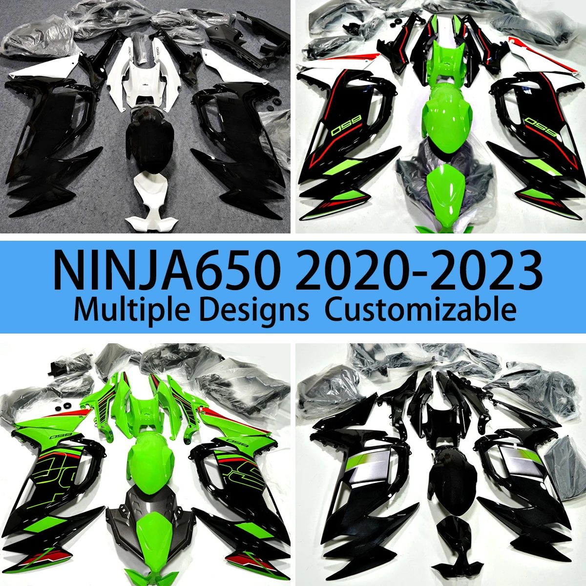 NINJA650 2020 2021 2022 2023 Body Works Cover Fairings for KAWASAKI ER-6F 20-23 Motorcycle Accessories Injection Fairing Kit