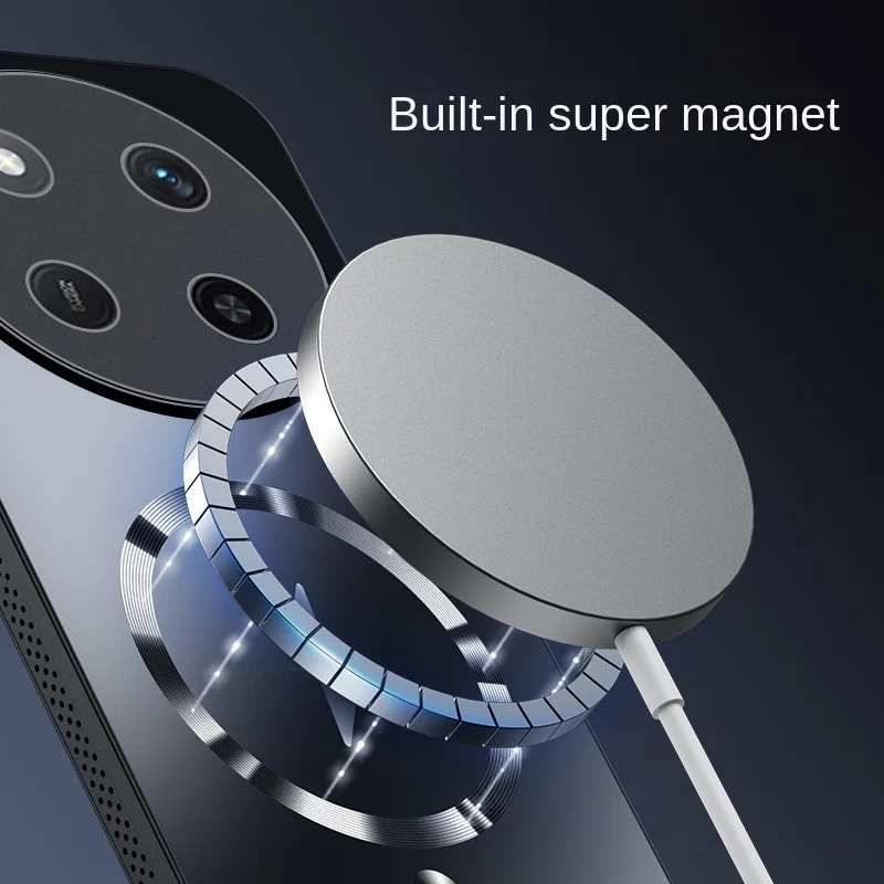 For Huawei Honor X9C Case Hard AG Matte Magnetic wireless charging Lens Protective Back Cover Case For Honor X60 Pro X9C Shell