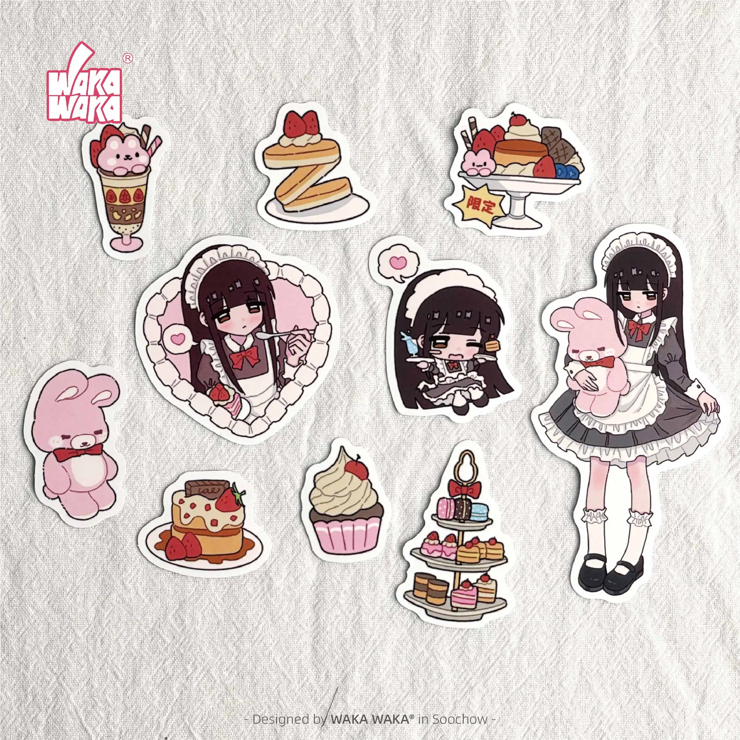 WAKAWAKA Kawaii Decal Sticker - Art Craft Journal 评论和价格