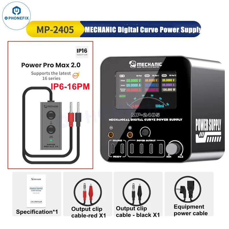 MECHANIC MP-2405 Digital Curve Power Supply 3.2