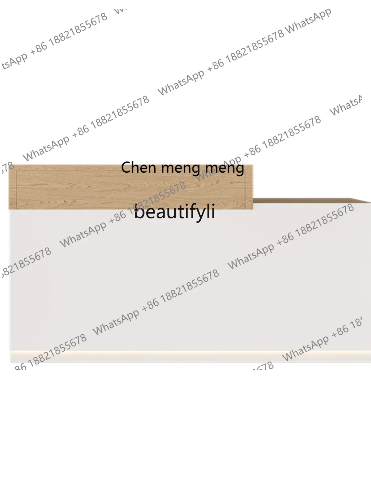 H134 New arrive Nordic simple modern front desk clothing store checkout page barber shop, store small reception counter