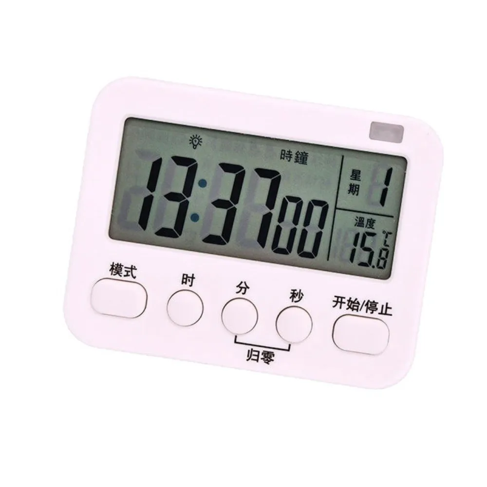 الموقت البصري مؤقت تنازلي المطبخ الخبز الموقت ساعة صامتة إنذار ساعة توقيت مدير الوقت المقتفي جهاز حارس #5