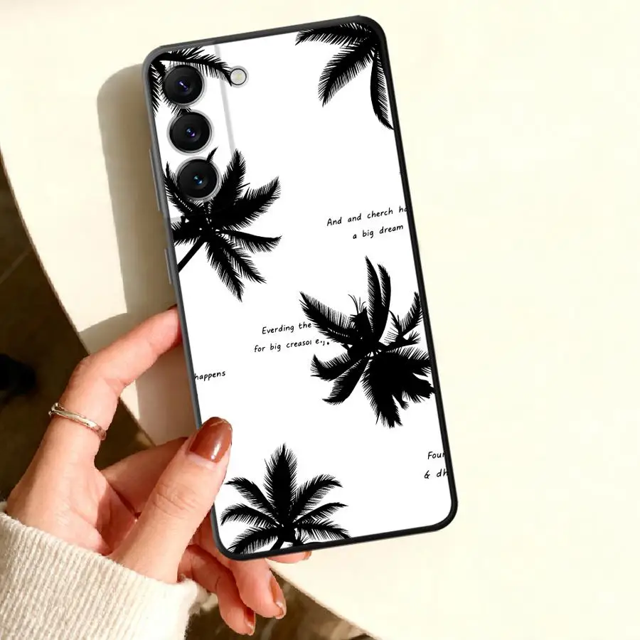 Coconut Tree Case for Samsung Galaxy A57 A54 A56 A26 A35 A24 A55 A37 A16 A27 A34 A25 A52 A36 A17 A533 Phone Cover A15 A05 A06