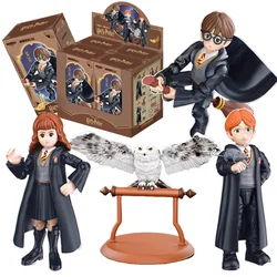Original FondJoy Harry Potter Ron Hermione Assembled Hedwig Bubo scandiaca Sorting Hat Action Figure Anime Collection Toys Gift