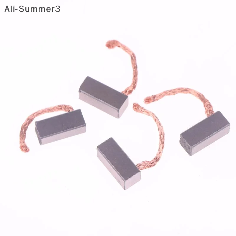 4 шт., аксессуары для самостоятельного изготовления, набор угольных щеток для электродвигателя, запасные части 8x8x19 мм, электроинструмент