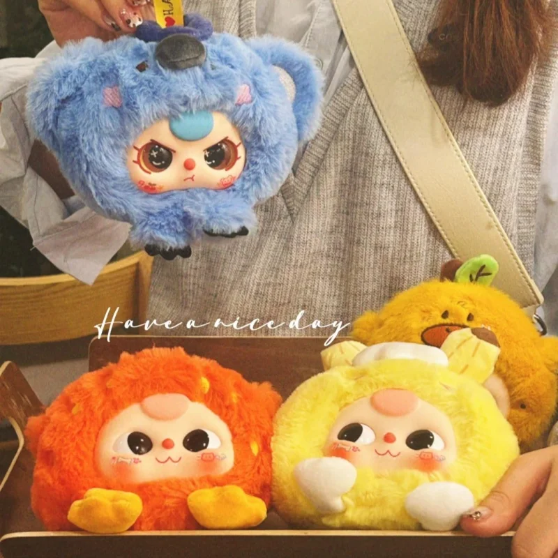

Baby Three Fruit Plush Series Blind Box Kawaii Bag Pendant Decoration Desktop Ornament Trendy Toy Surprise Girls Birthday Gift