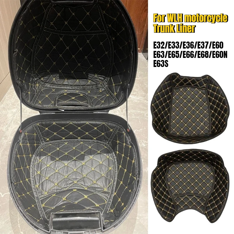 

For WLH Trunk Pad E36/E37/E60/E62/E63/E65/E66 Trunk Lining Sound Shock Pad motorcycle tail box top case 오토바이 블랙박스