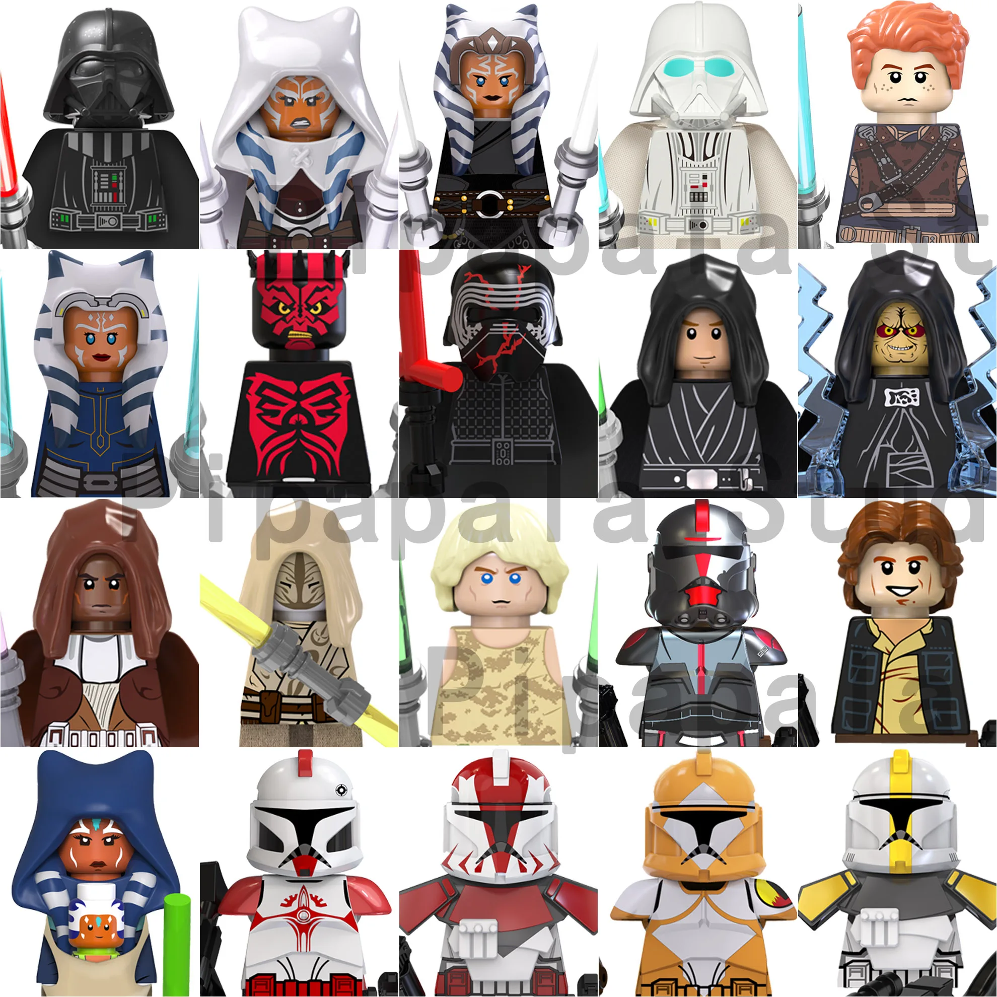 

Star Wars Legion soldier building block figurines toys Darth Vader Ahsoka children's MINI assembly brick toys birthday gifts