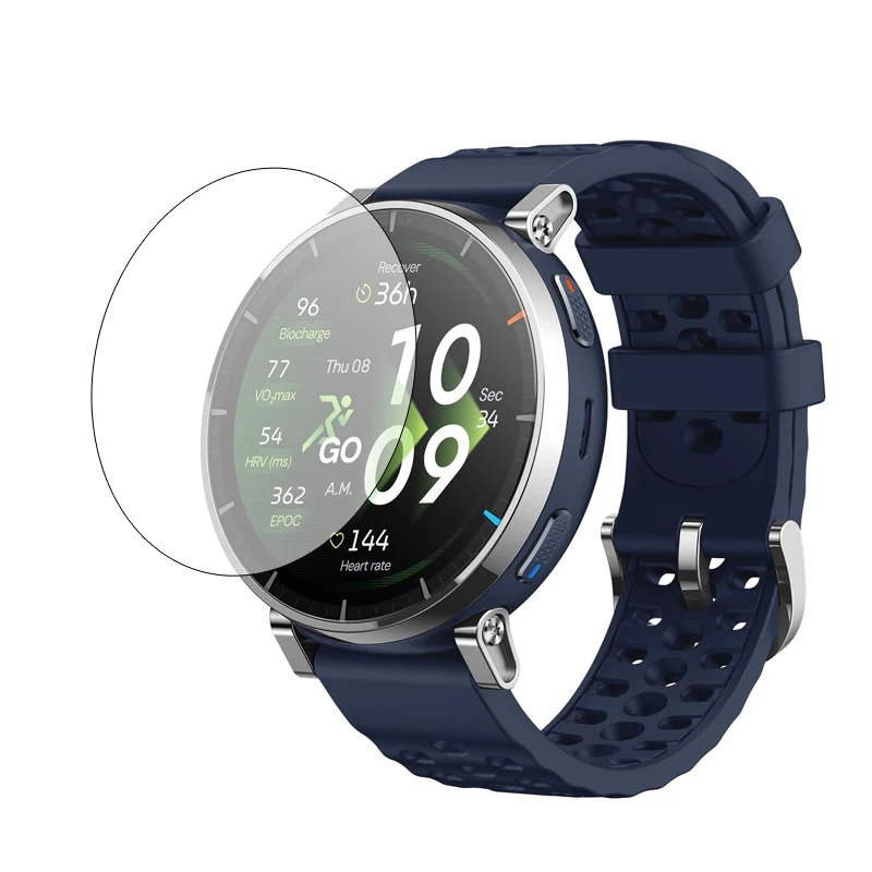 

Защитная пленка из твердого стекла для Amazfit Active 3, премиум-защитная пленка для экрана, защитная пленка для смарт-часов, аксессуары для защиты смарт-часов