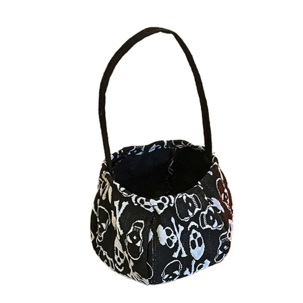 

Cloth Halloween Candy Bag Gifts Pouch Plush Pumpkin Candy Bucket Trick or Treat Handbag Stuffed Cotton Tote Bags Cosplay Pros