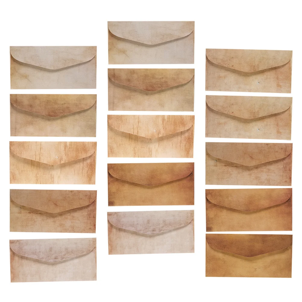 80 szt. Kopert w stylu vintage, eleganckie zaproszenia, dekoracje retro, wytrzymały materiał, artykuły na przyjęcie weselne, puste kartki, składane koperty