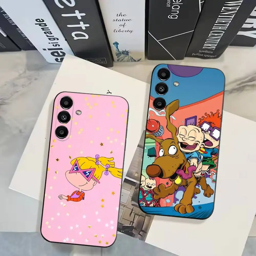 

Rugrat Chuckie Angelica Phone Case For Samsung Galaxy A20,A21s,A22,A31,A32,A52,A53,A72,73,A80 Soft Black Cover
