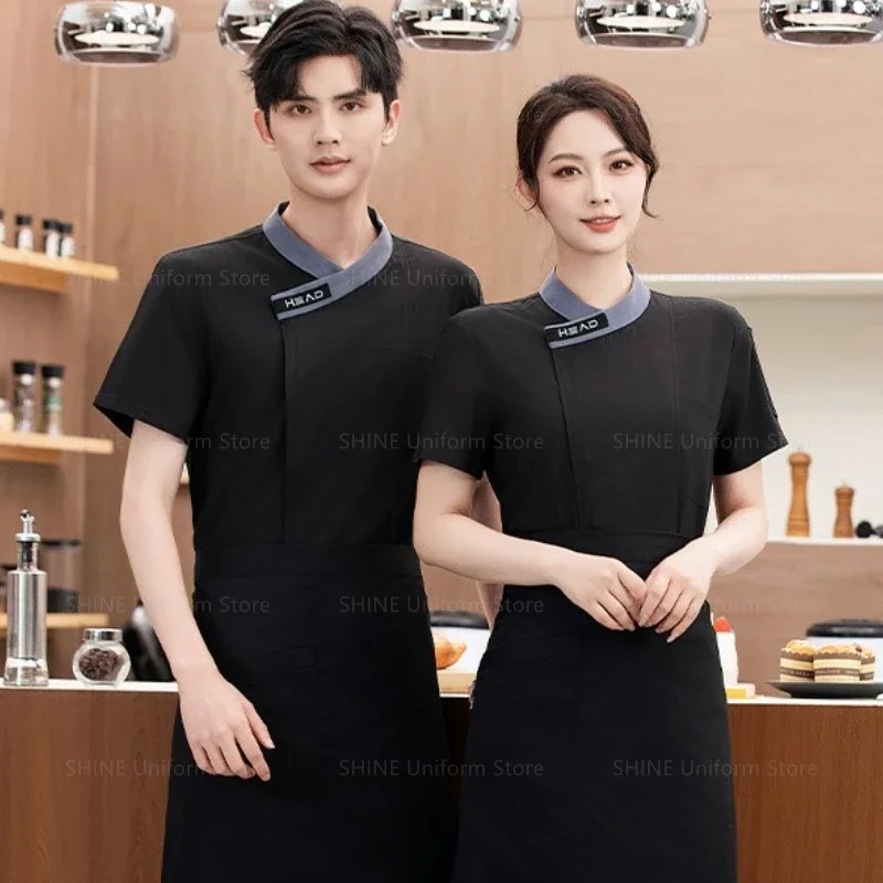 Uniforme de Chef transpirable, traje de cocina de malla, top Pizzaiolo, chaquetas de cocinero para restaurante, panadería, cafetería, camarero, camarera, abrigo de trabajo