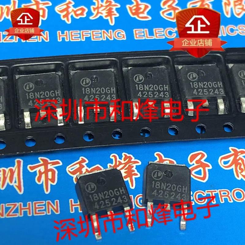Original 4PCS/ 18N20GH AP18N20GH   TO-252 200V 18A Driving integrated circuit