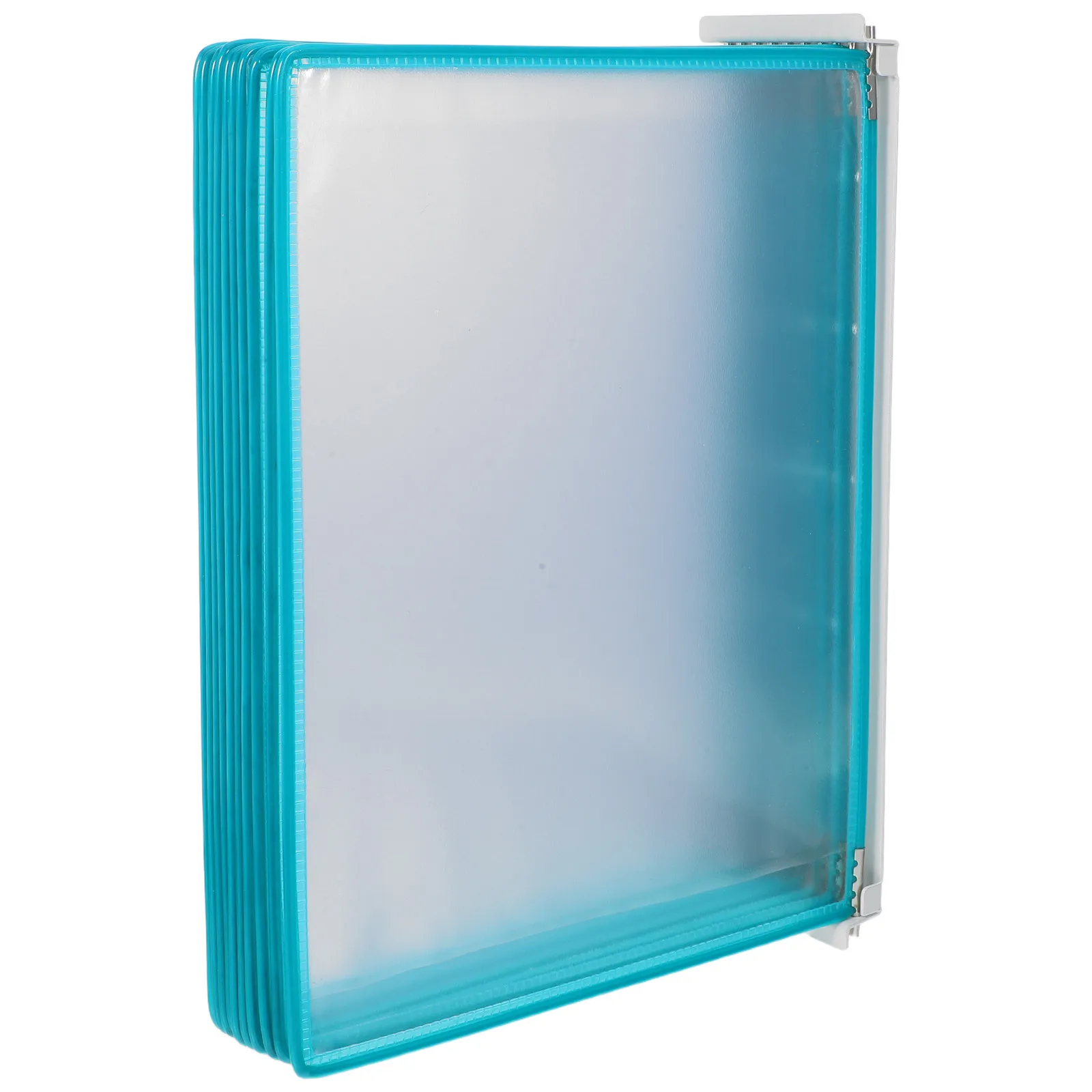 

Wall Hanging File Folders A4 Green Metal PVC Wall Mount Organizer for Office Workshop Document Management Document Rack