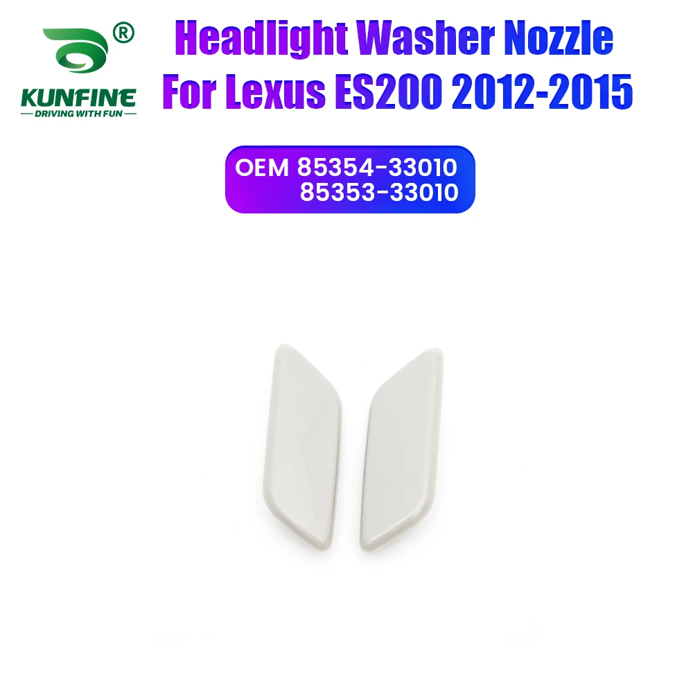 

Car Headlight Front Bumper Washer Spray Nozzle Jet Headlamp Pump Cover For Lexus ES200 2012-2015 85354-33010 85353-33010