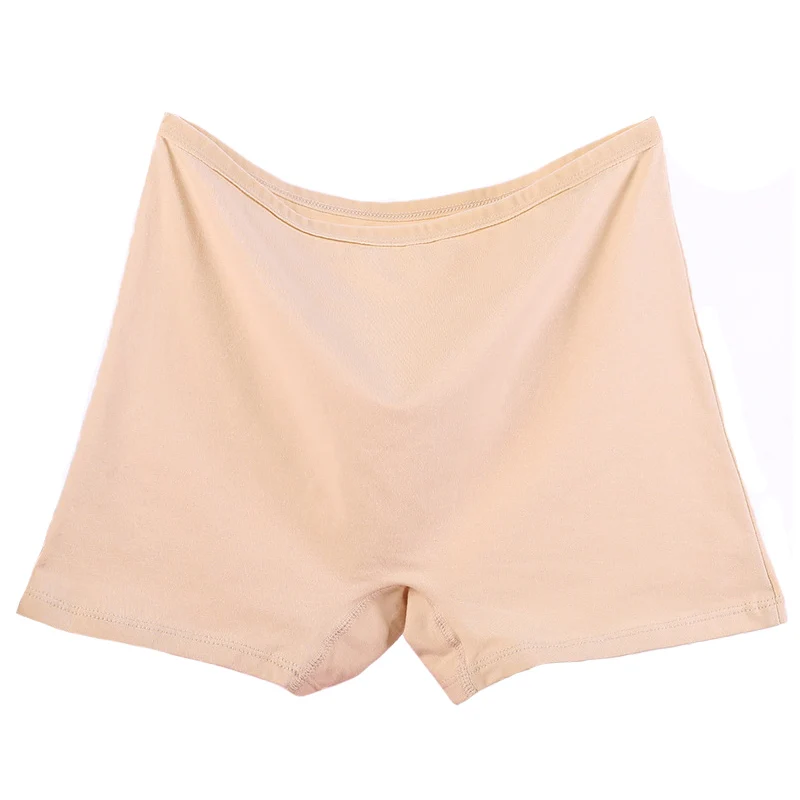 Innsly Large Size Boyshorts Women Underwear Boxer Female Safety Short Pants Under Skirt Big Size Ladies Cotton Underpants