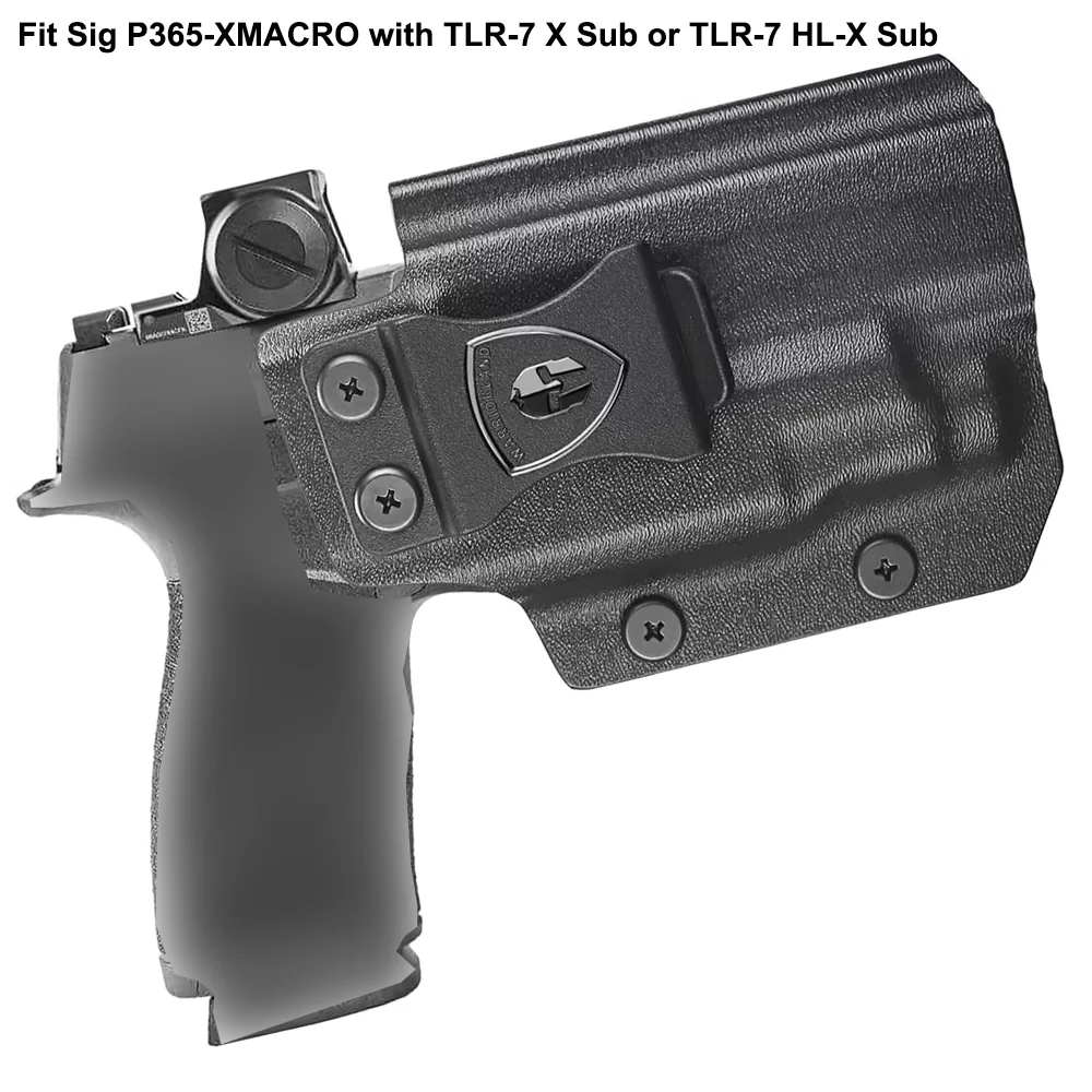 Only Holster,Only For Sig P365-XMACRO with TLR-7 X Sub or TLR-7 HL-X Sub,IWB Kydex,Adj.Cant&Posi-Click Retention,Right Hand