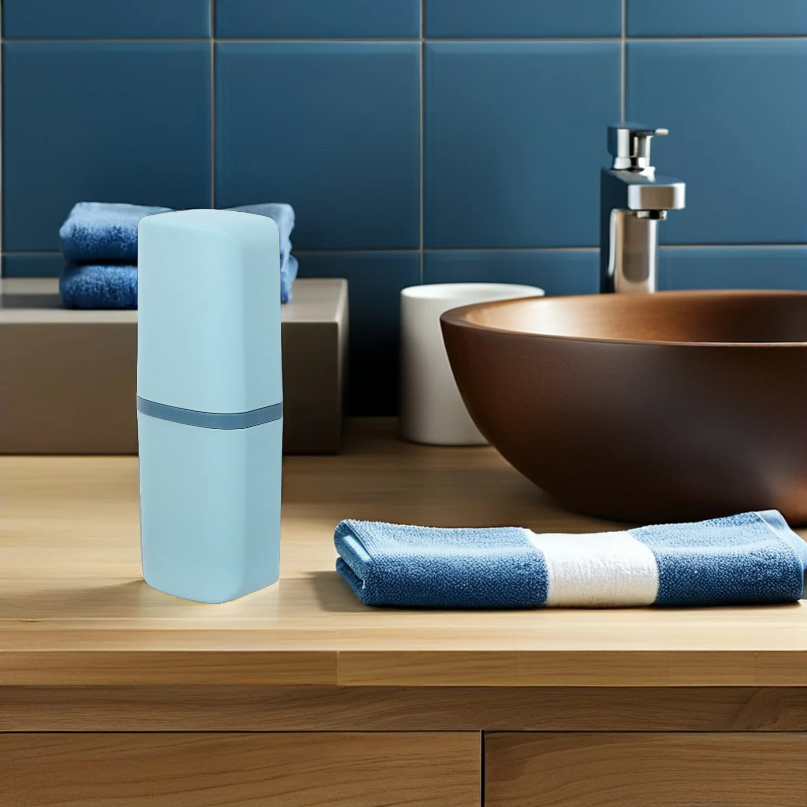 

3pcs Travel Toothbrush Case: Portable Toothbrush Toothpaste Storage Box For Camping School Business Trip Gym Bathroom Spacious