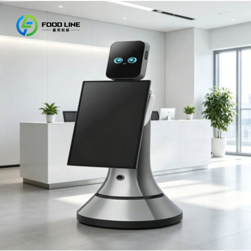 Custom AI Humanoid Commercial Robot, Intelligent Delivery & Welcome Greeting Service Robot for Business Hotel Mall Lobby