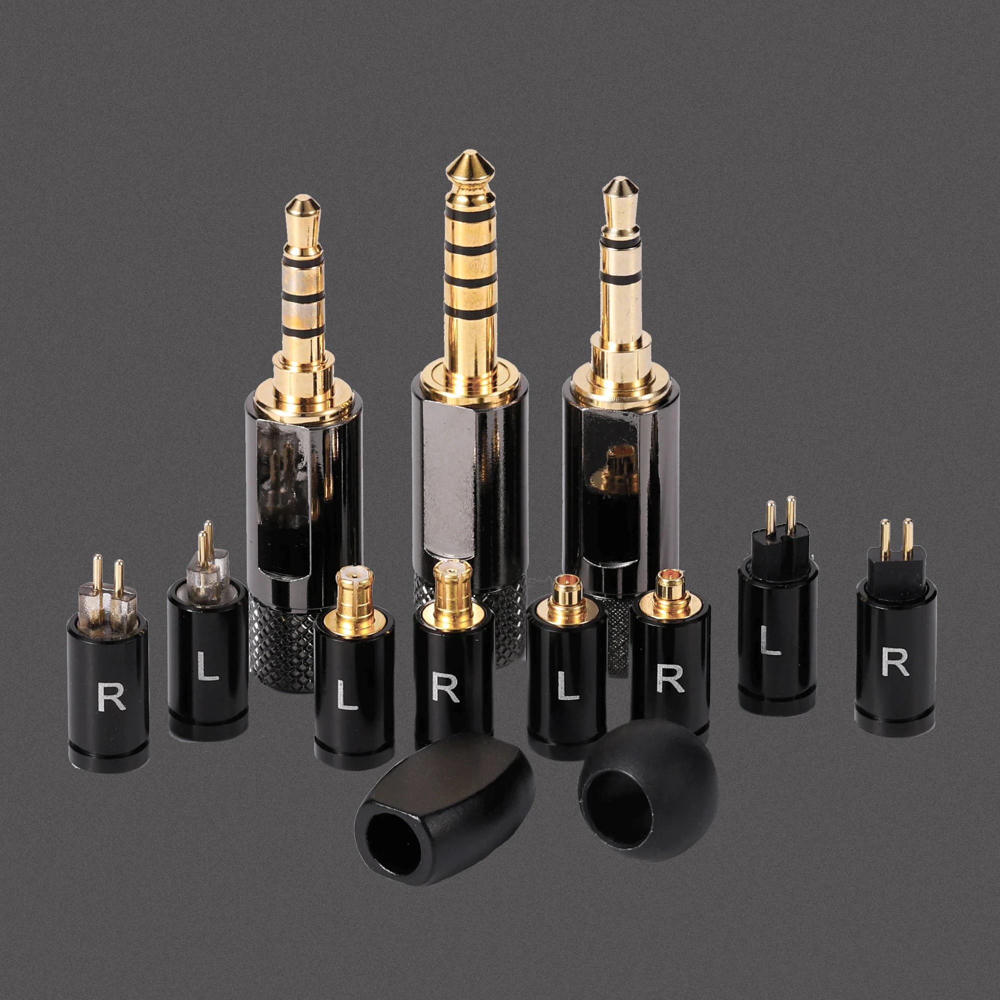 

Earphone Plug 3.5mm 2.5mm 4.4mm Pure Copper+Aluminum Alloy Splitter+Slider+MMCX 0.78cm A2DC QDC DIY