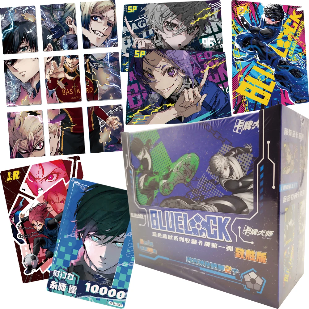 

BLUE LOCK Collection Cards for Children Cartoon Cute Q-version Design Anime Character Peripheral Cards Fun and Unique Toy Gifts