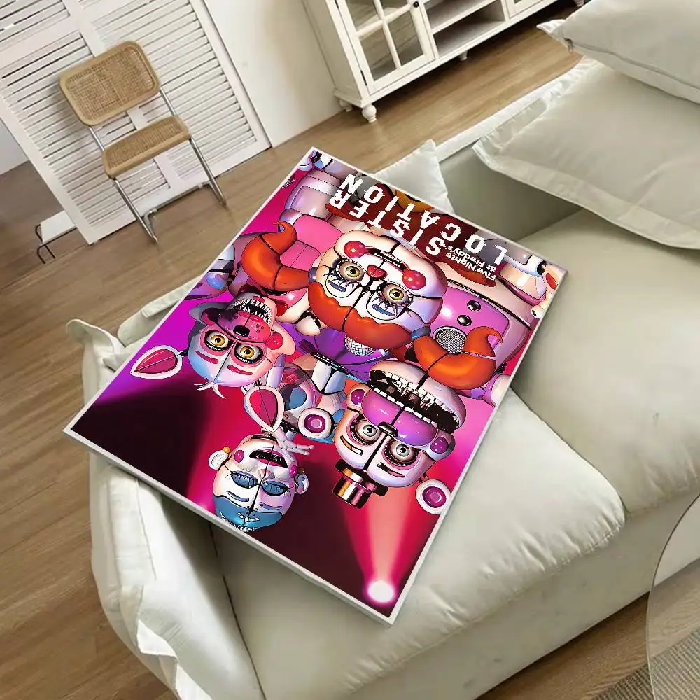 ألعاب إثارة F-Freddys خمس ليال ملصقات عتيقة ورق أبيض لاصق يطبع ملصقات عمل فني ملصقات جدار #6