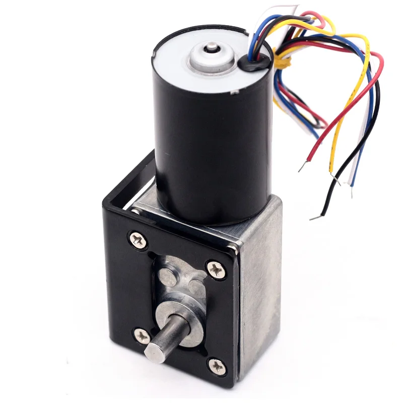 AOLONG Brushless Worm Gear Micro DC Right Angle Motor A58-3650 58 * 40MM 24V 16-470RPM dc high torque worm gear motor