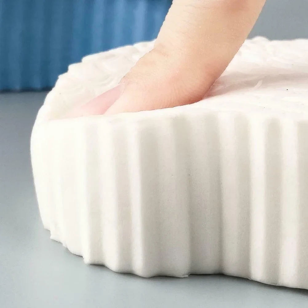 

Bath Artifact Bath Sponge 13x7x3cm Ash Rubbing Cartoon Embossed Household Tool Gentle Exfoliation More Comfortable