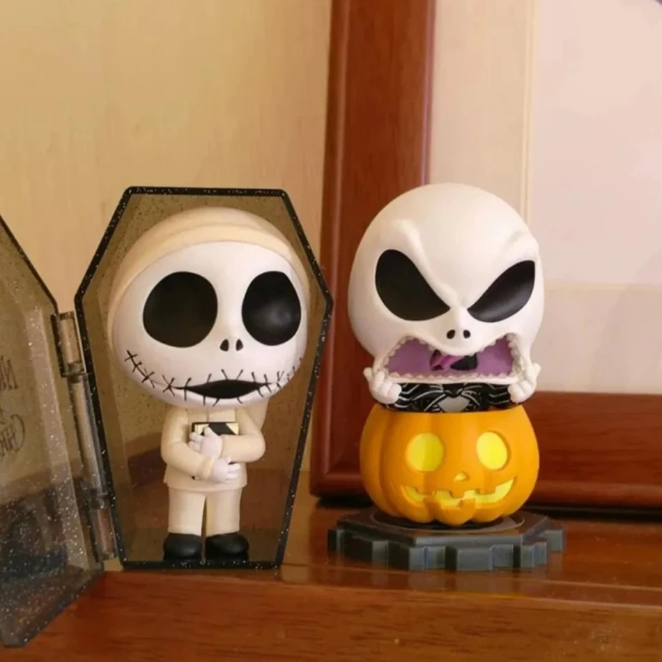 Figurki z Blind Boxa z filmu Miasteczko Halloween, Jack, Sally, Cosbi, figurki kolekcjonerskie, lalki, prezenty na Halloween, Hot Toys - dostępne od ręki