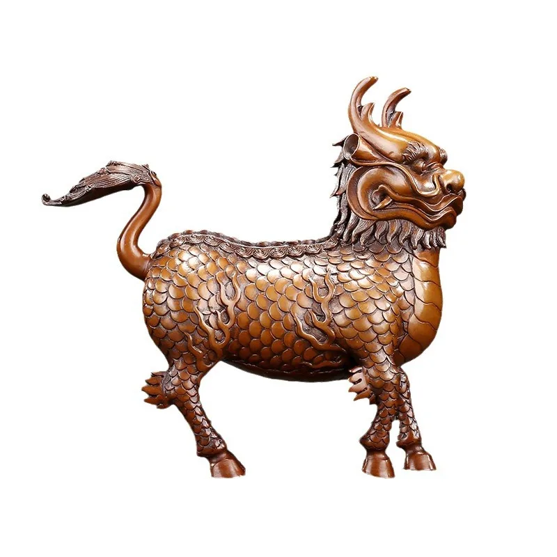 Purple copper unicorn ornament, a pair of mighty unicorn ornament, home office decoration crafts