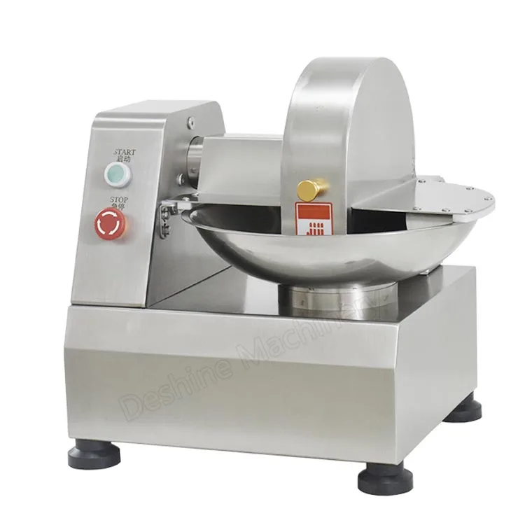 Commercial Spiral Electric Manual Chopper Cutting Machine Bowl Cutter Meat Vegetable Chopper Machine