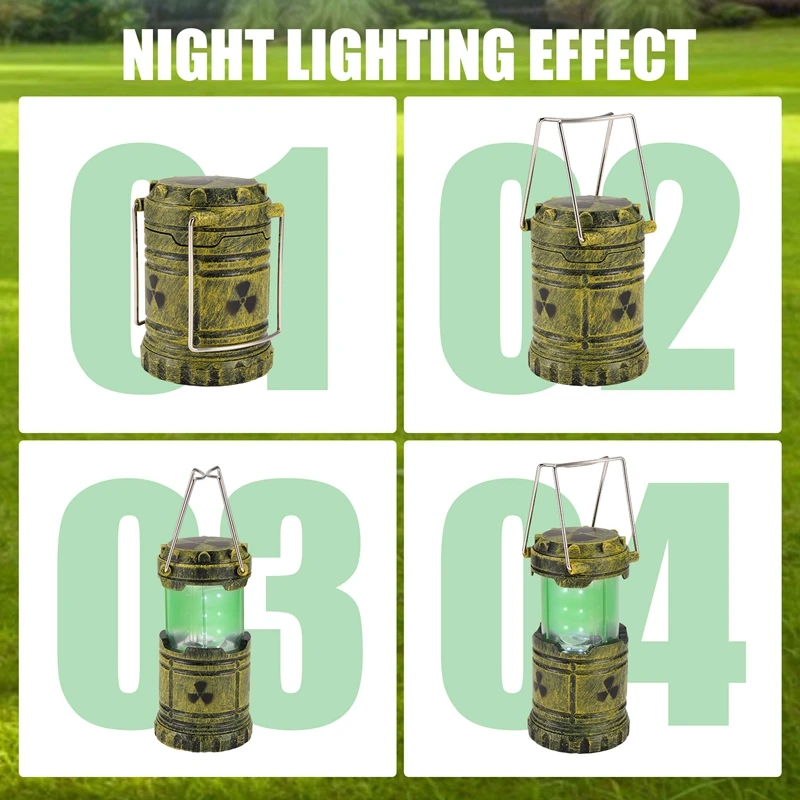 Miniature Nuclear Reactor Lantern,Lantern Camping Light, Battery Operated Lanterns Bright For Power Outdoor Campingn01r