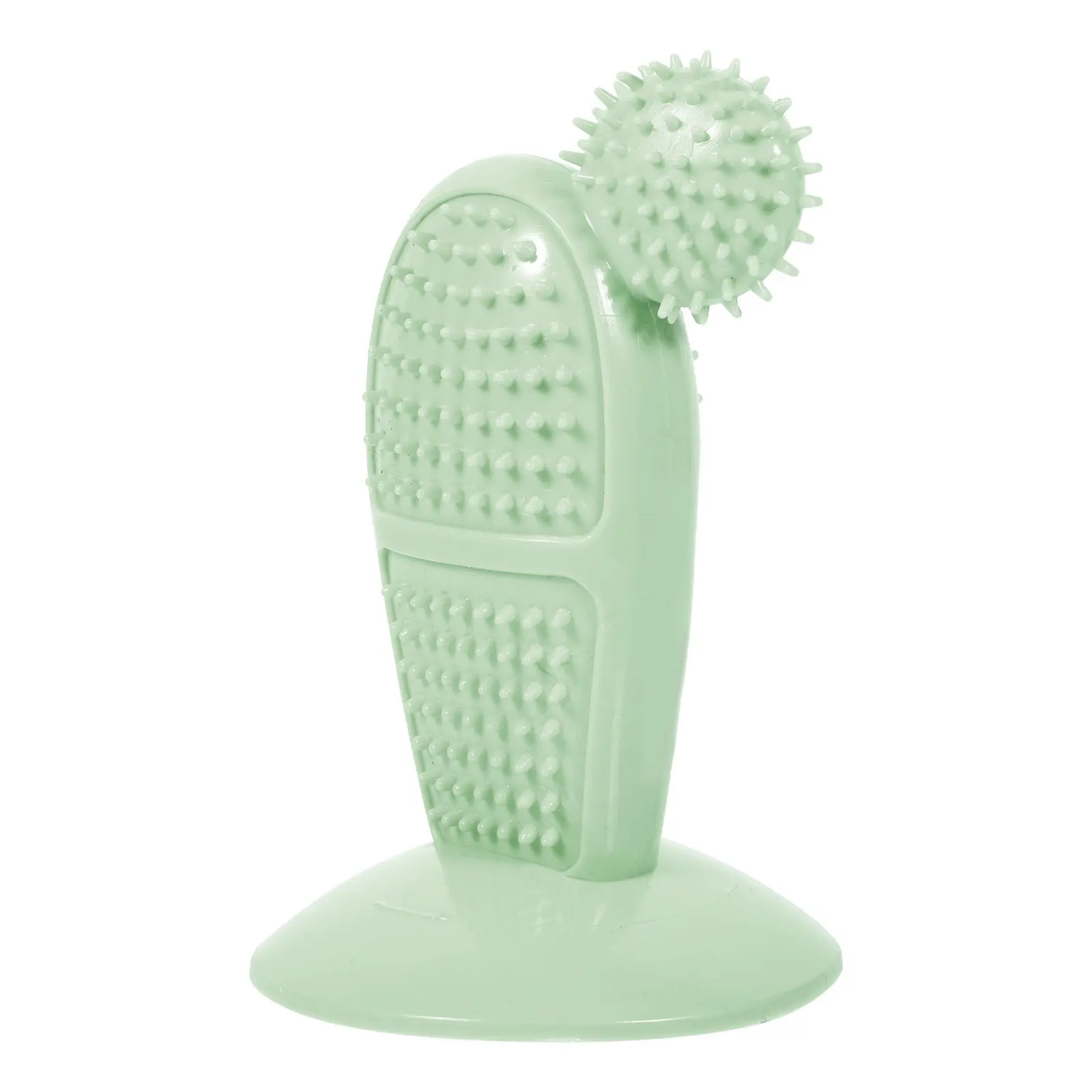 Cactus Dog Chew Toy Durable TPR Teeth Cleaning Toy Supports Natural Instincts Reduces Destructive Chewing