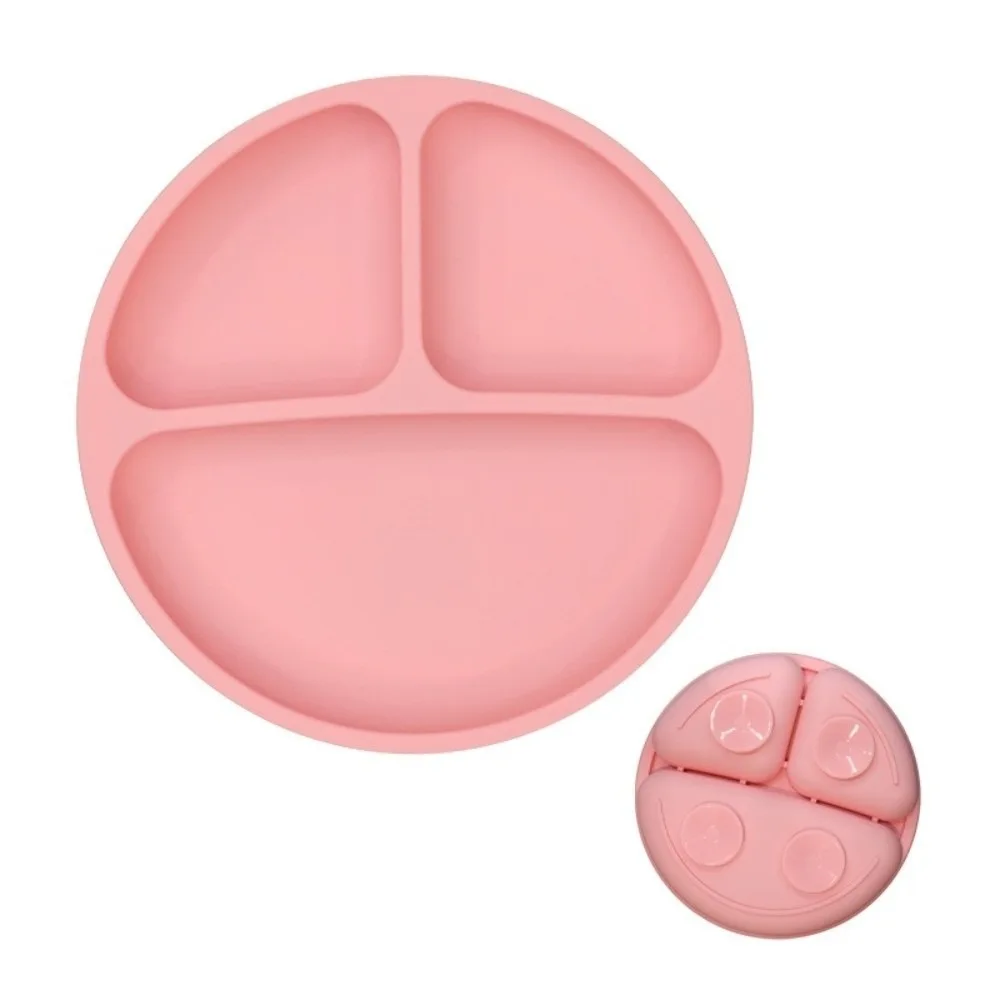 Silicone Material Sucker Plate Suction Design Training Tableware Children Dishes BPA Free Feeding Bowls Feeding Bowls