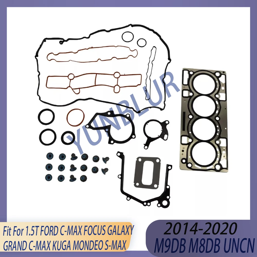 

Engine Parts Cylinder Head Full Gasket Set Fit 1.6 L T M9DB M8DB UNCN Gas 14-20 For FORD C-MAX FOCUS GALAXY KUGA MONDEO S-MAX