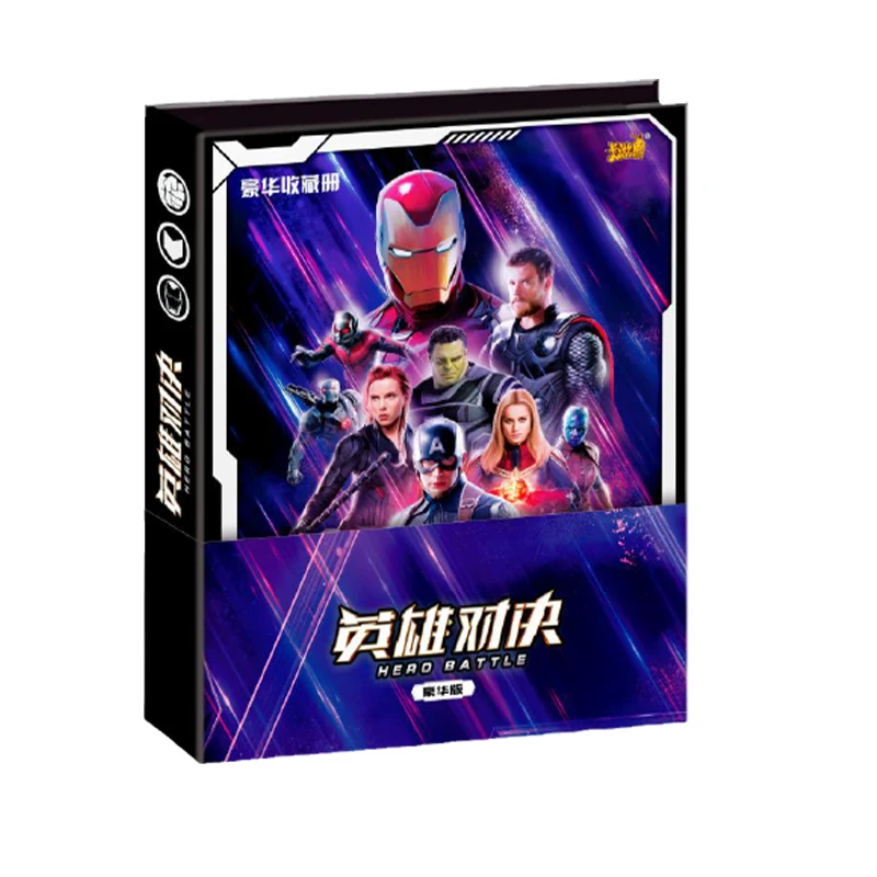 New Genuine Avengers 4 Cards Marvel Spider-Man Iron Man Flash Cards Collection Card Books Kids Toys Xmas Gifts Collection Card