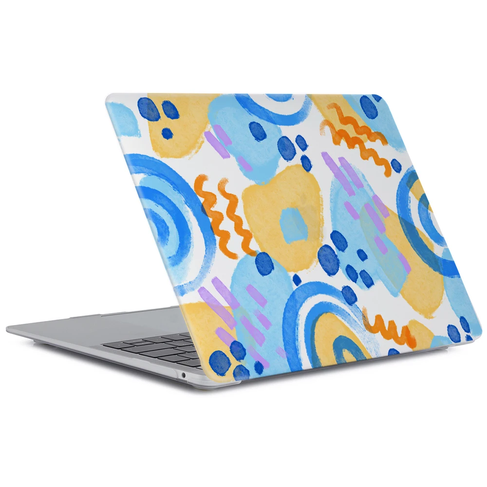 

Laptop Case for macbook air 15 inch 2025 M4 A3241 Shell for MacBook Pro M1 M2 M3 16 14 13-in Watercolor Graffiti UV Print Case
