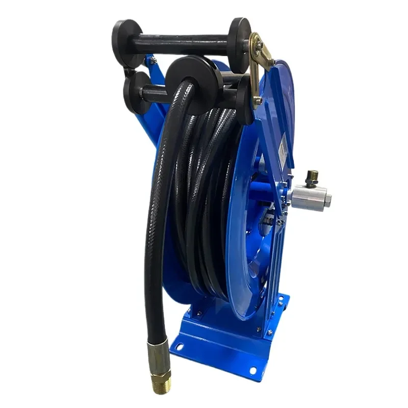 for 20M High Pressure Spring Reel Industrial Grade 1/2 Inch Retractable Wall Mounted Hose Reel