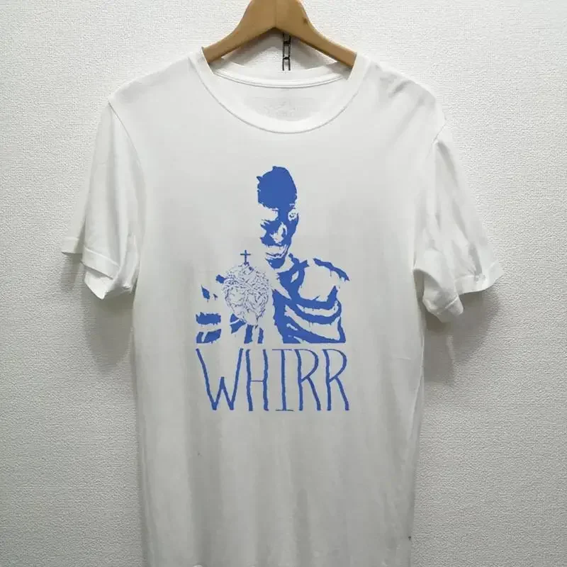 Whirr Band White Cotton T shirt Full Size S 5XL